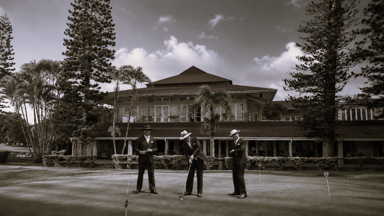Sepia-toned archive photograph of the MGC